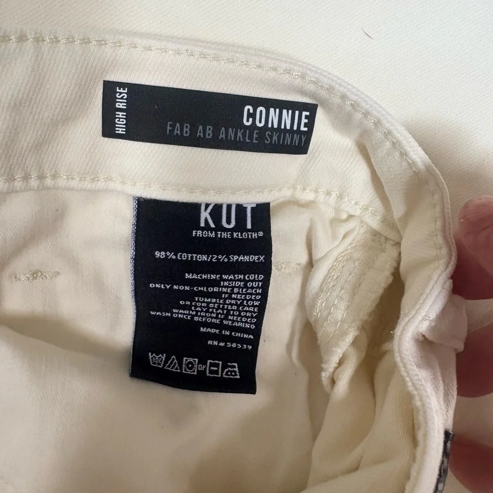 Kut from the Kloth Women's Cream Jeans - Picture 4 of 4